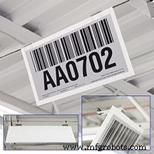 Improve Asset Tracking: Camcode s New Hanging Retro-Reflective Warehouse Sign for Superior Scannability