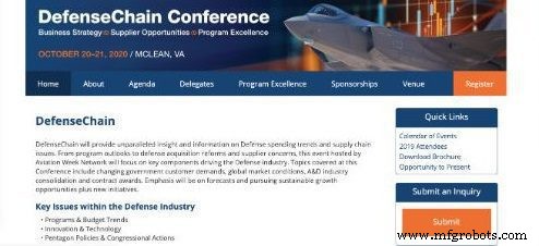 Top 50 Defense Manufacturing Conferences 2020 – Premier Industry Events for Best Practices