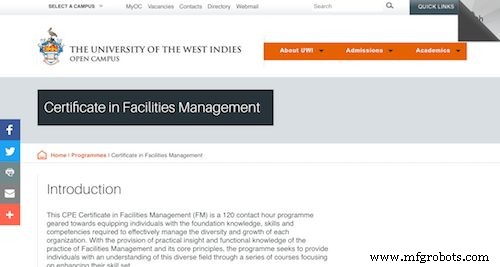 Top 50 Facility Management Training Courses for Professionals