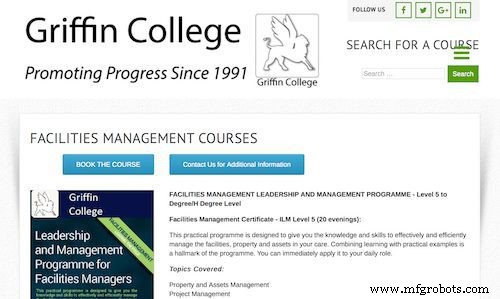 Top 50 Facility Management Training Courses for Professionals