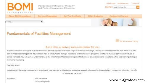 Top 50 Facility Management Training Courses for Professionals