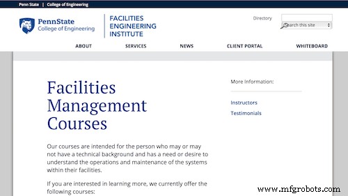 Top 50 Facility Management Training Courses for Professionals