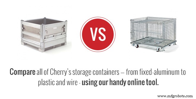 Fixed Wall Aluminum vs. Collapsible Containers: Choosing the Right Warehouse Solution