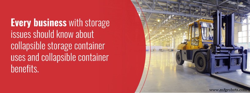 Maximize Warehouse Efficiency: Key Advantages of Collapsible Storage Containers