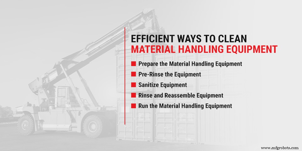 Expert Cleaning Guidelines for Material Handling Equipment