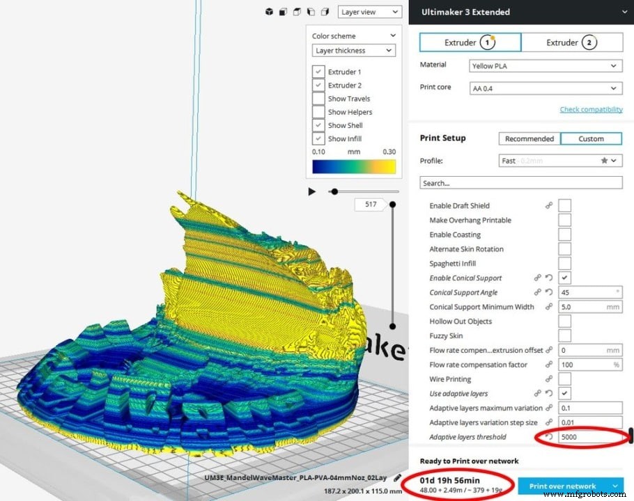 Cura Adaptive Layers: Boost Print Speed & Quality with Variable Layer Height