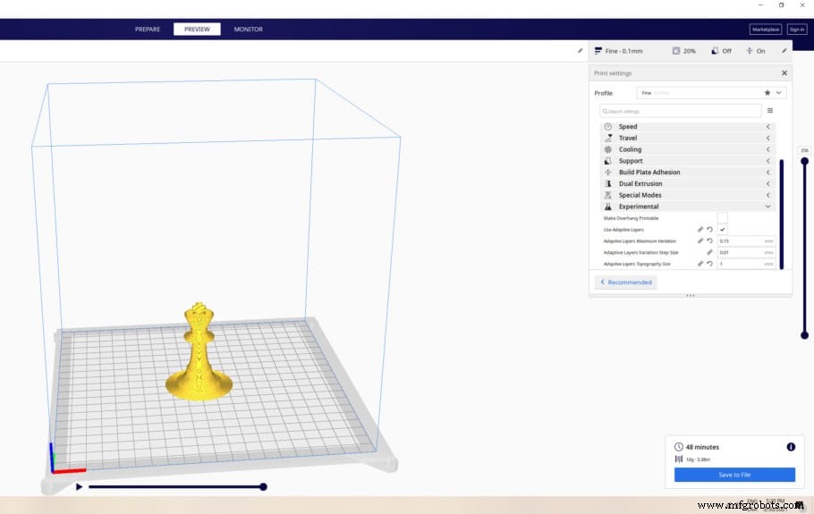 Cura Adaptive Layers: Boost Print Speed & Quality with Variable Layer Height