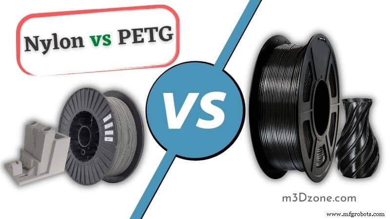 Choosing Between Nylon and PETG Filaments for 3D Printing: Pros, Cons, and Best Applications