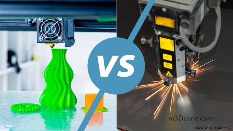 Comparing 3D Printers and Laser Cutters: Additive vs. Subtractive Manufacturing