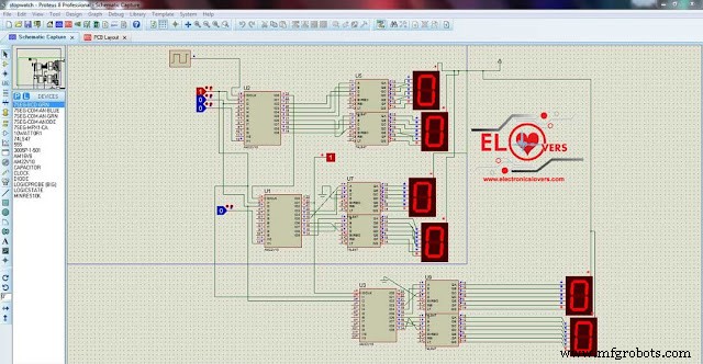 Build a Large Digital Stopwatch with Proteus Design Suite – Step‑by‑Step Tutorial