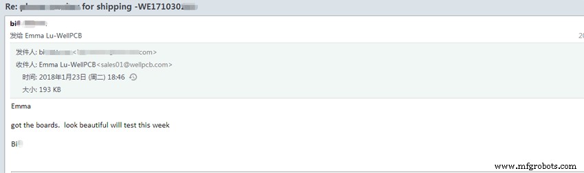 Authentic Customer Feedback on WellPCB