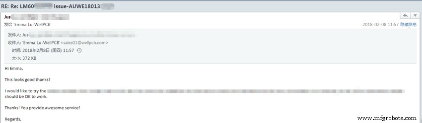 Authentic Customer Feedback on WellPCB
