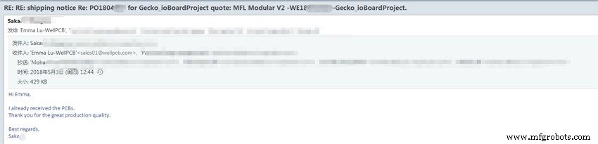 Authentic Customer Feedback on WellPCB