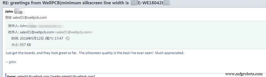 Authentic Customer Feedback on WellPCB