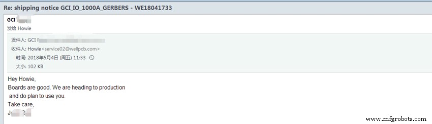 Authentic Customer Feedback on WellPCB