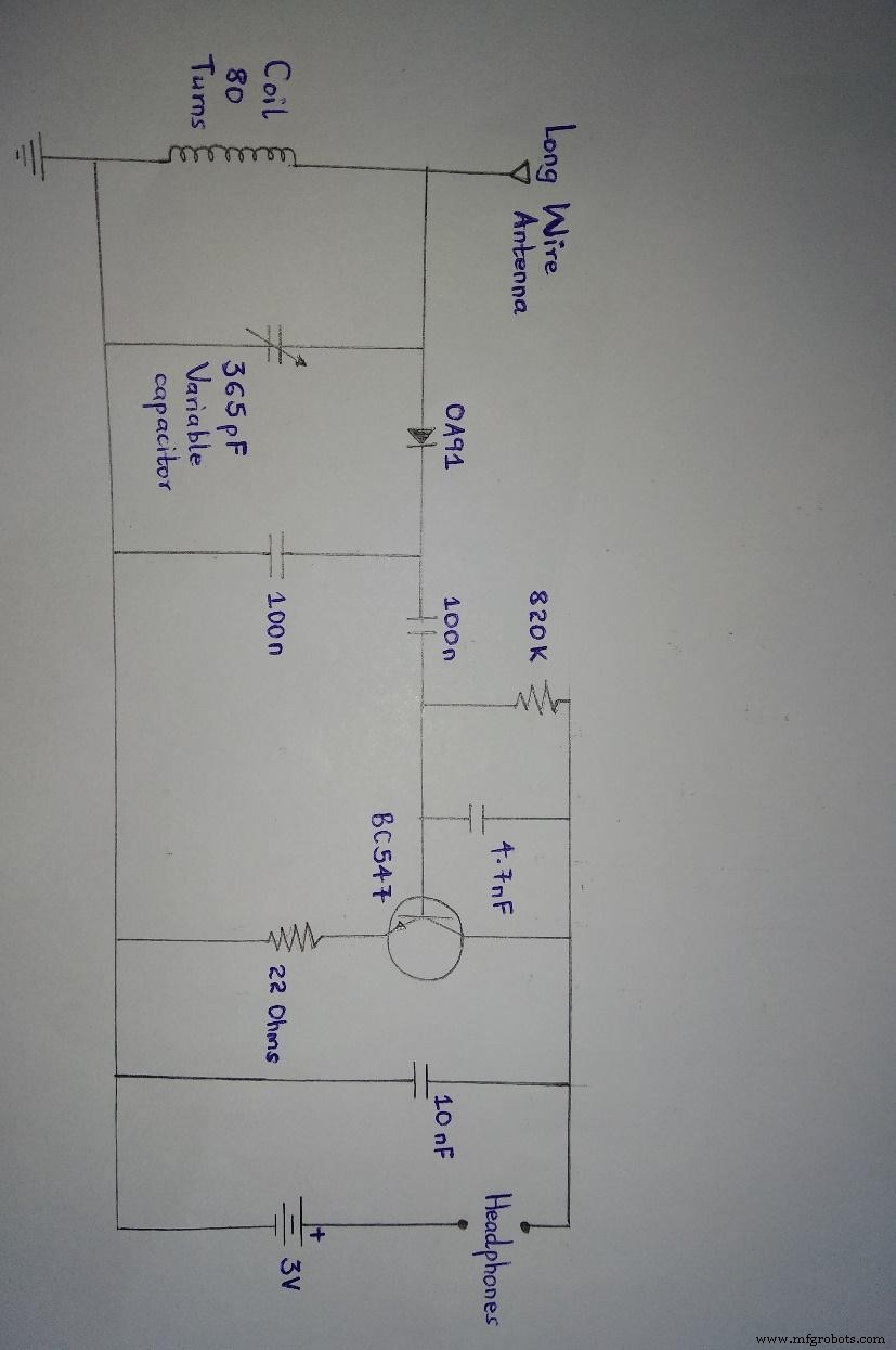 AM Radio Circuit Blueprint: Mastering Simple Transistor-Based Receiver Schematics