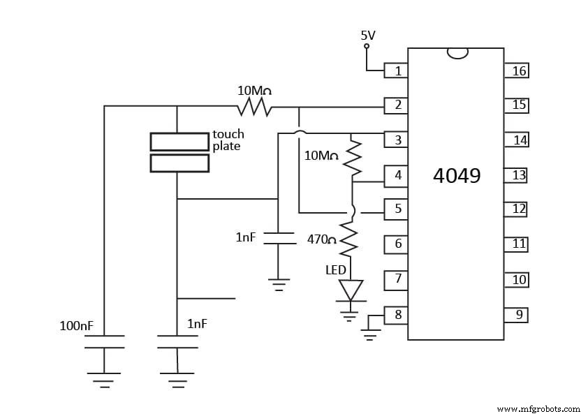 CD4049 CMOS Hex Inverter IC: Features, Applications & Circuit Diagram – Your Ultimate Guide