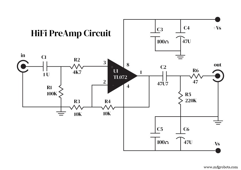 TL072 Pinout: Audio IC Applications, Features, and Design Tips