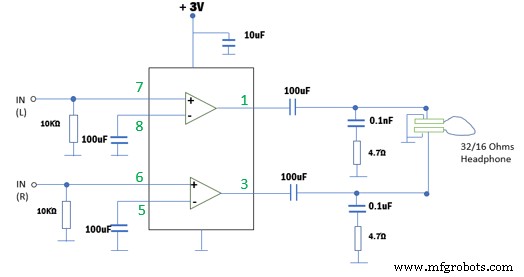 TDA2822 Amplifier IC: A Comprehensive Technical Guide