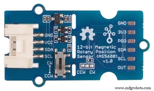 AS5600 12‑bit Magnetic Rotary Position Sensor – Precision & Easy Programming