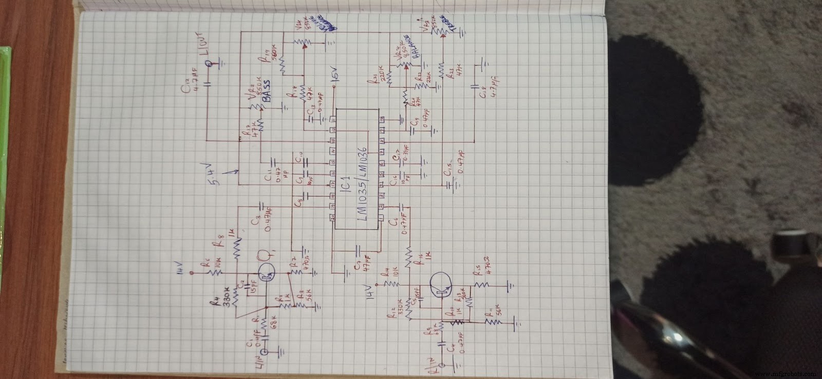 LM1036: Dual DC‑Controlled Stereo Tone, Volume & Balance IC