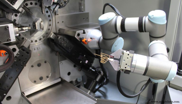 Tabletop Cobot Enhances Efficiency at Newcomb Spring Corp.