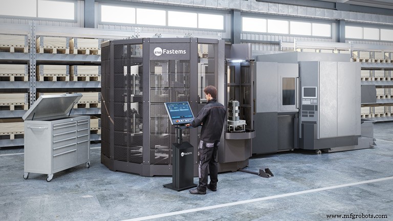 Fastems Unveils Compact Flexible Pallet Tower—Streamlining CNC Milling Automation