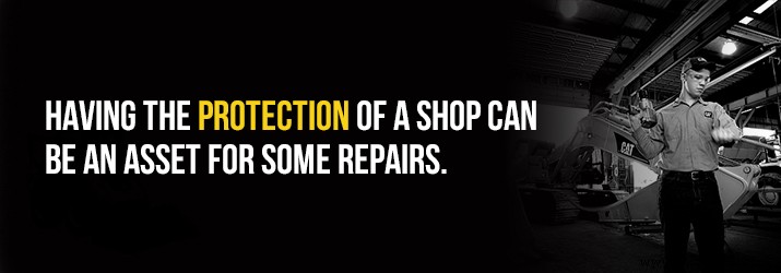 Choosing the Right Service for Heavy Equipment: Shop vs. Field Service