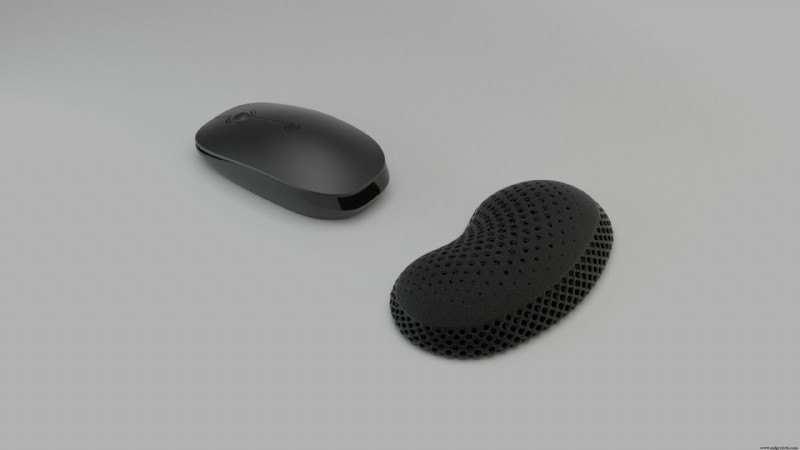 Creating a 3D-Printed Elastomeric Lattice Wrist Rest for Ergonomic Comfort