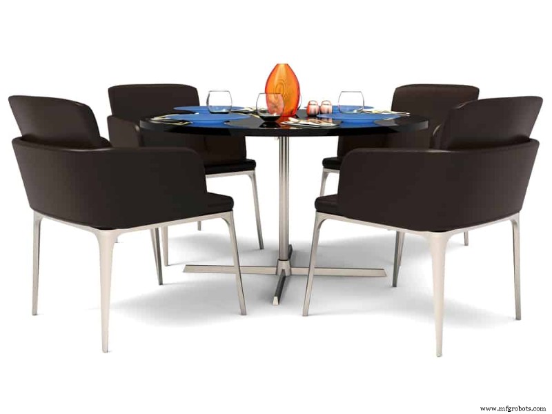 Custom Titanium Furniture Crafted from Reclaimed Metals