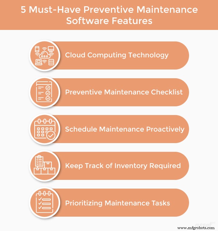 Top 5 Must-Have Features for Preventive Maintenance Software