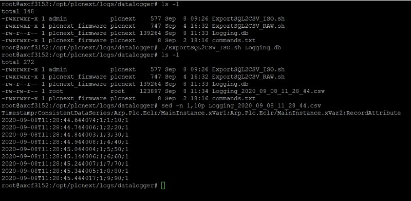 Exporting PLCnext Datalogger Data to CSV: A Step-by-Step Guide
