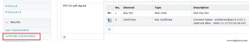 Configure Custom Security Certificates for OPC UA on PLCnext Control