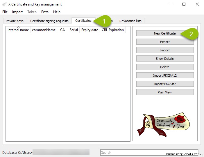 Configure Custom Security Certificates for OPC UA on PLCnext Control