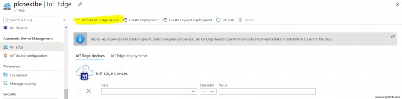 Optimizing PLCnext with Azure IoT Edge: Edge Analytics & Cloud Integration