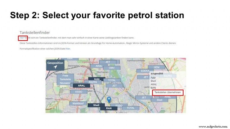 Find the Cheapest Gas Stations Near You with PLCnext and the Tankerkönig API
