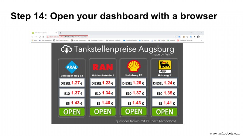 Find the Cheapest Gas Stations Near You with PLCnext and the Tankerkönig API