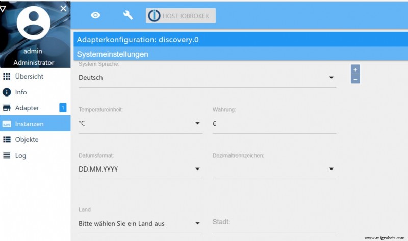 Getting Started with ioBroker on a PLCnext EPC 1522 Device