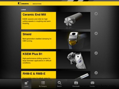 Kennametal Innovations iPad App: Free Interactive Tooling Demo Experience