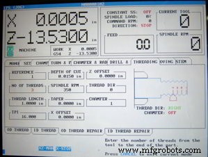 Efficient Thread Repair on Haas CNC Lathes Using the Intuitive Programming System
