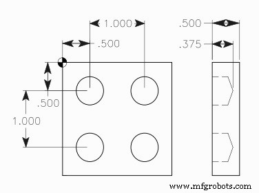 CNC Milling Example: Mastering the G81 Drilling Canned Cycle