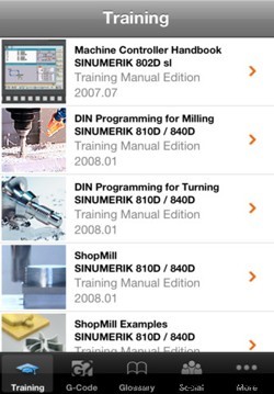 Siemens Easy CNC App: Portable SINUMERIK Training Manuals for iPhone & iPad