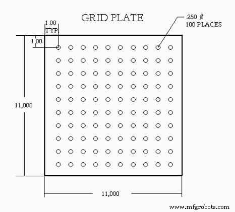 Optimizing CNC Drilling: G81 Cycle on Grid Plate – Practical Sample Program