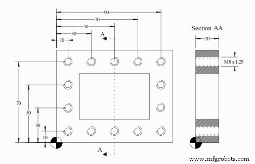 Comprehensive CNC Program: G81 Drilling & G84 Tapping Cycles Demonstrated