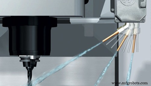 Haas M35: Move Coolant Spigot Up One Position – Mill Manual