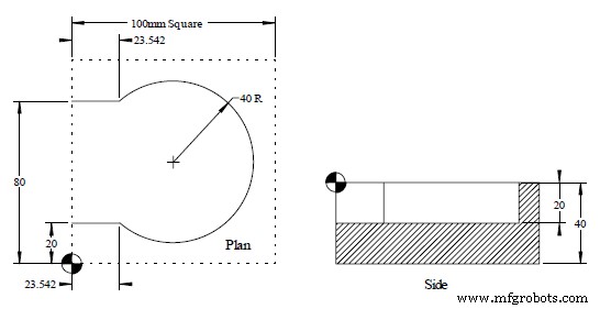 Master HEIDENHAIN TNC Programming: Circle Arc (RAD) Exercise