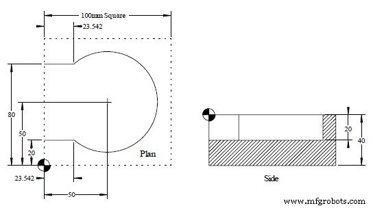 Heidenhain TNC Programming: Circle Centre Arc (CC) Exercise – Step‑by‑Step CNC Instructions