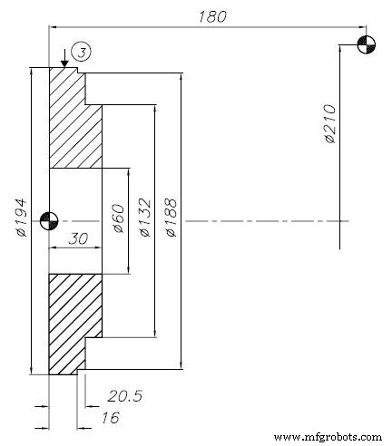 SINUMERIK 810T CNC Program Example for Precision Disk Machining