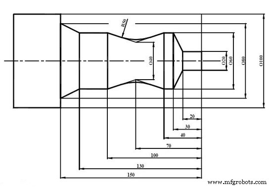 Complete CNC Lathe G71 Stock Removal Cycle – NCT Control Programming Example