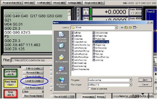 Loading G-Code Part Programs in Mach3: A Step-by-Step Guide